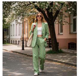 婦人用スーツ（春夏物中級品）