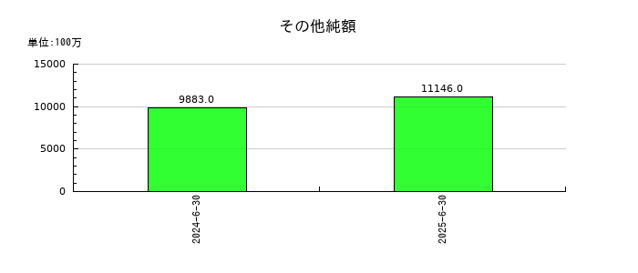 トライアルホールディングスのその他純額の推移