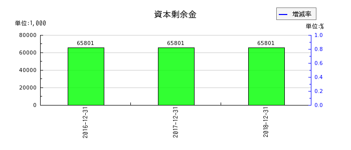日本ライトンの資本剰余金の推移