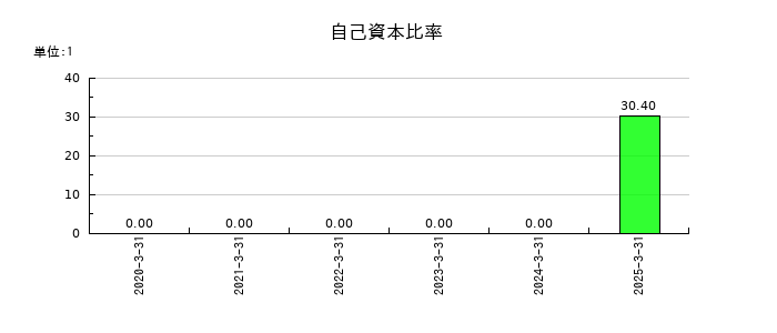 ビースタイルホールディングスの自己資本比率の推移