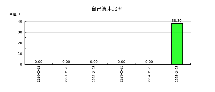 フライヤーの自己資本比率の推移
