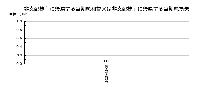 ロードスターキャピタルの非支配株主に帰属する当期純利益又は非支配株主に帰属する当期純損失の推移