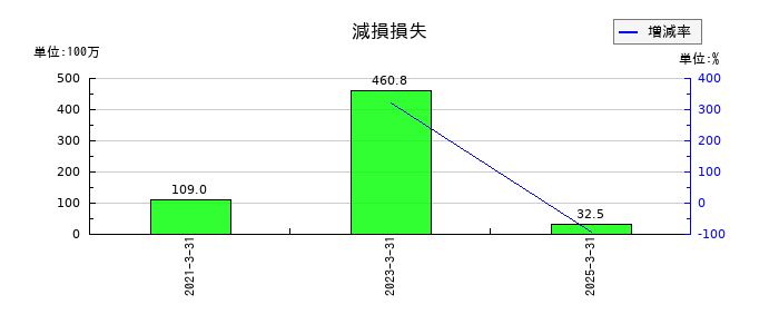 ネクストジェンの減損損失の推移
