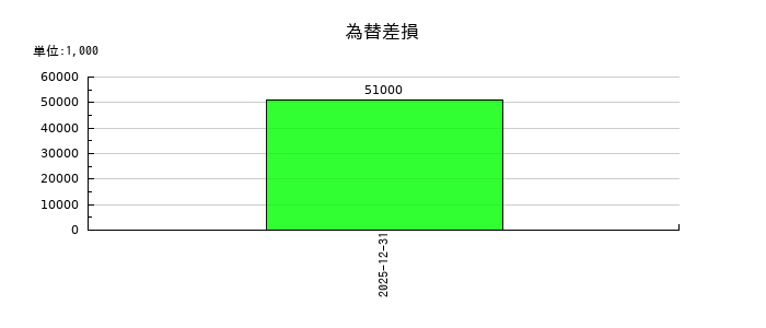 ＧＭＯ　ＴＥＣＨホールディングスの為替差損の推移