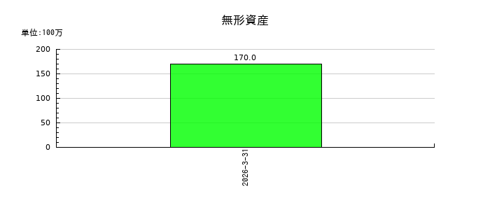 テクセンドフォトマスクの無形資産の推移