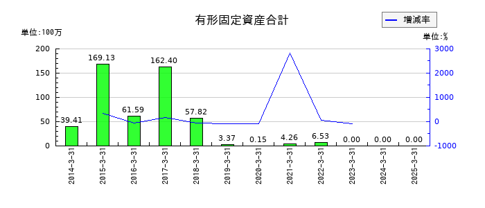 ＮＡＮＯホールディングスのその他純額の推移