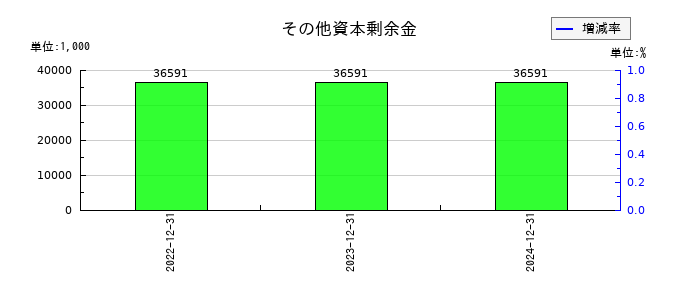 アイビスのその他資本剰余金の推移