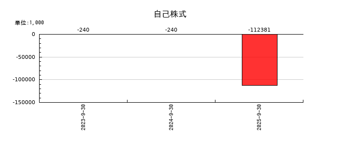 マイクロアドの自己株式の推移